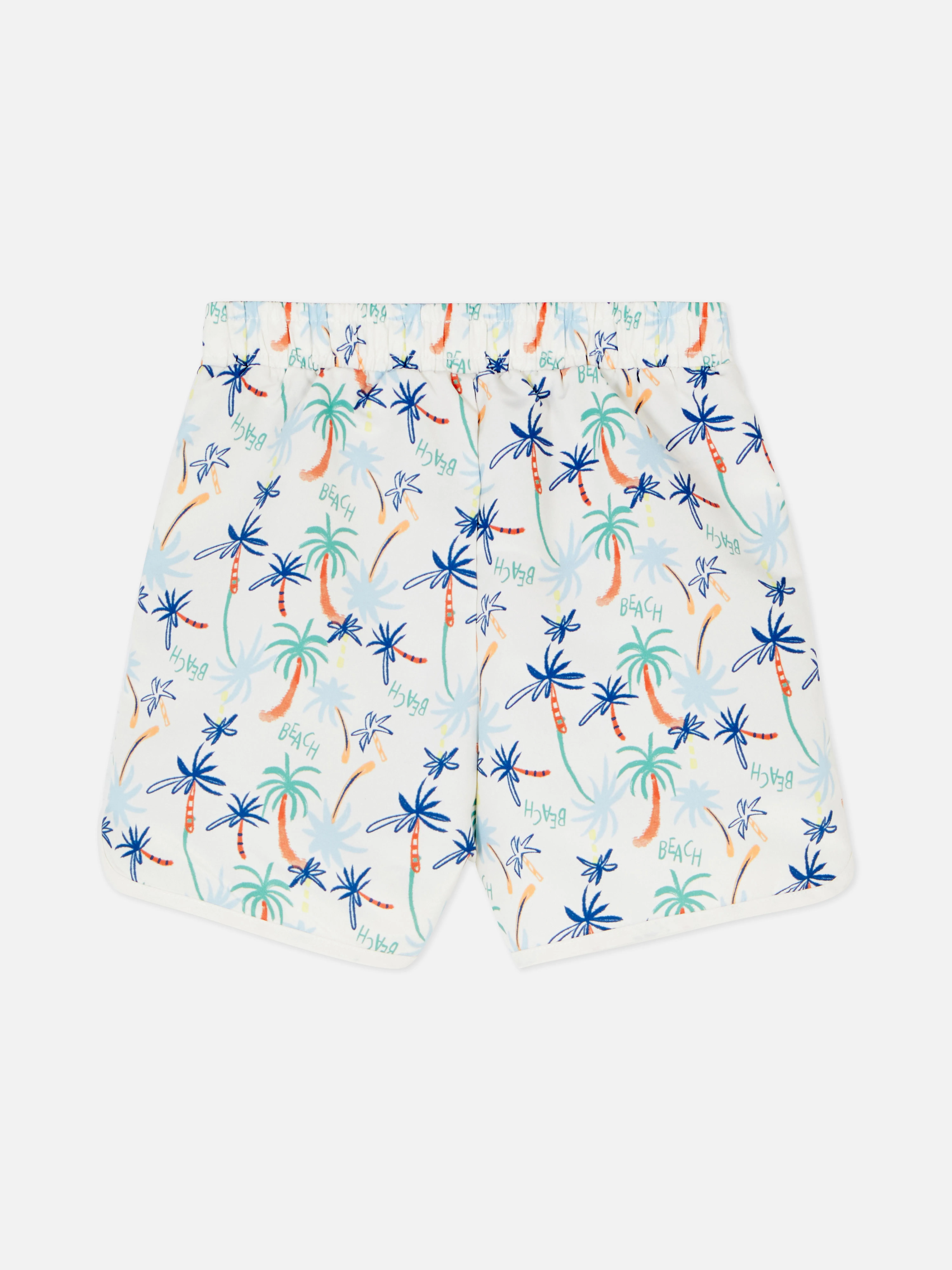 Bañador con estampado de palmeras