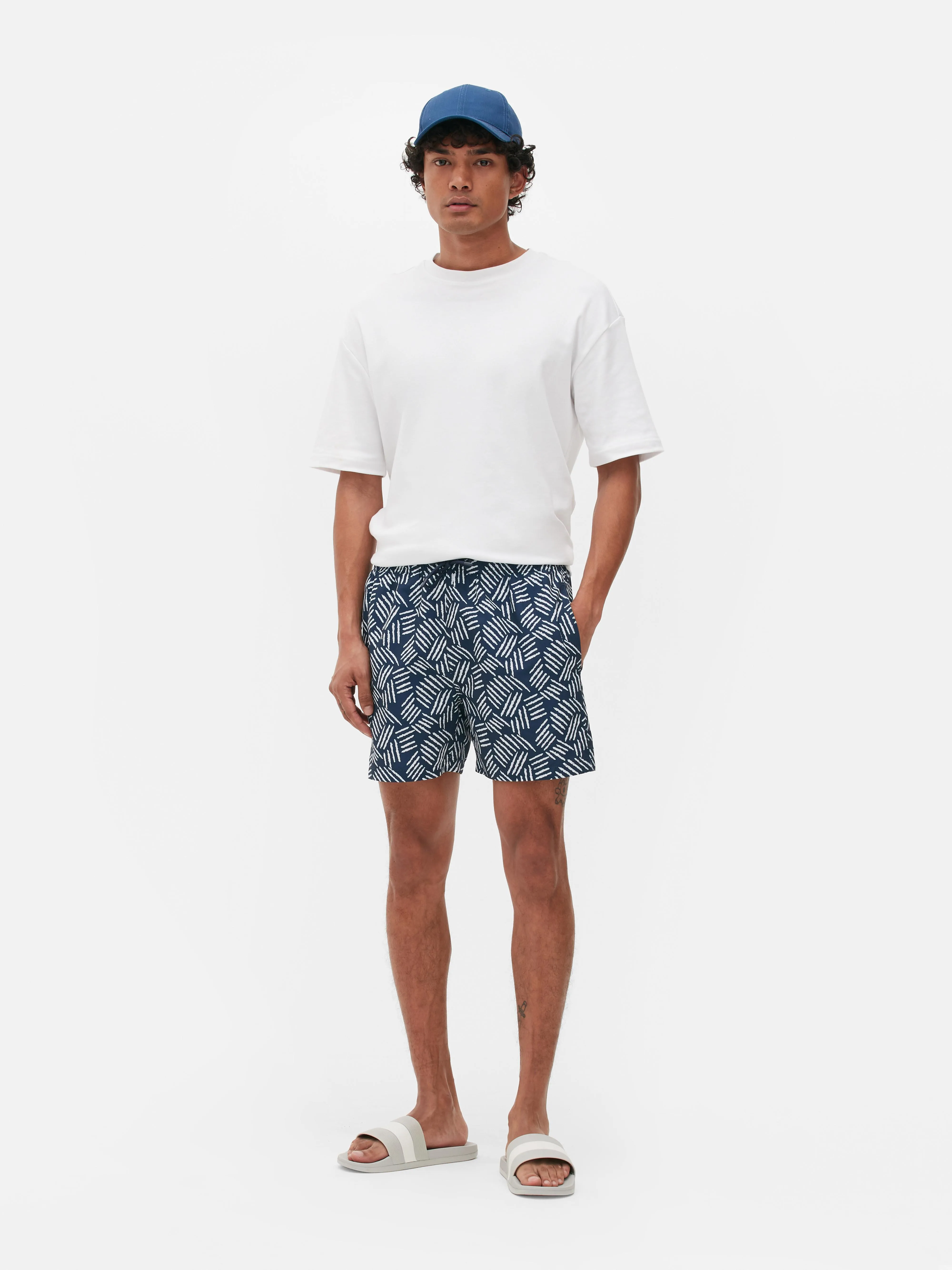 Bañador con estampado geométrico