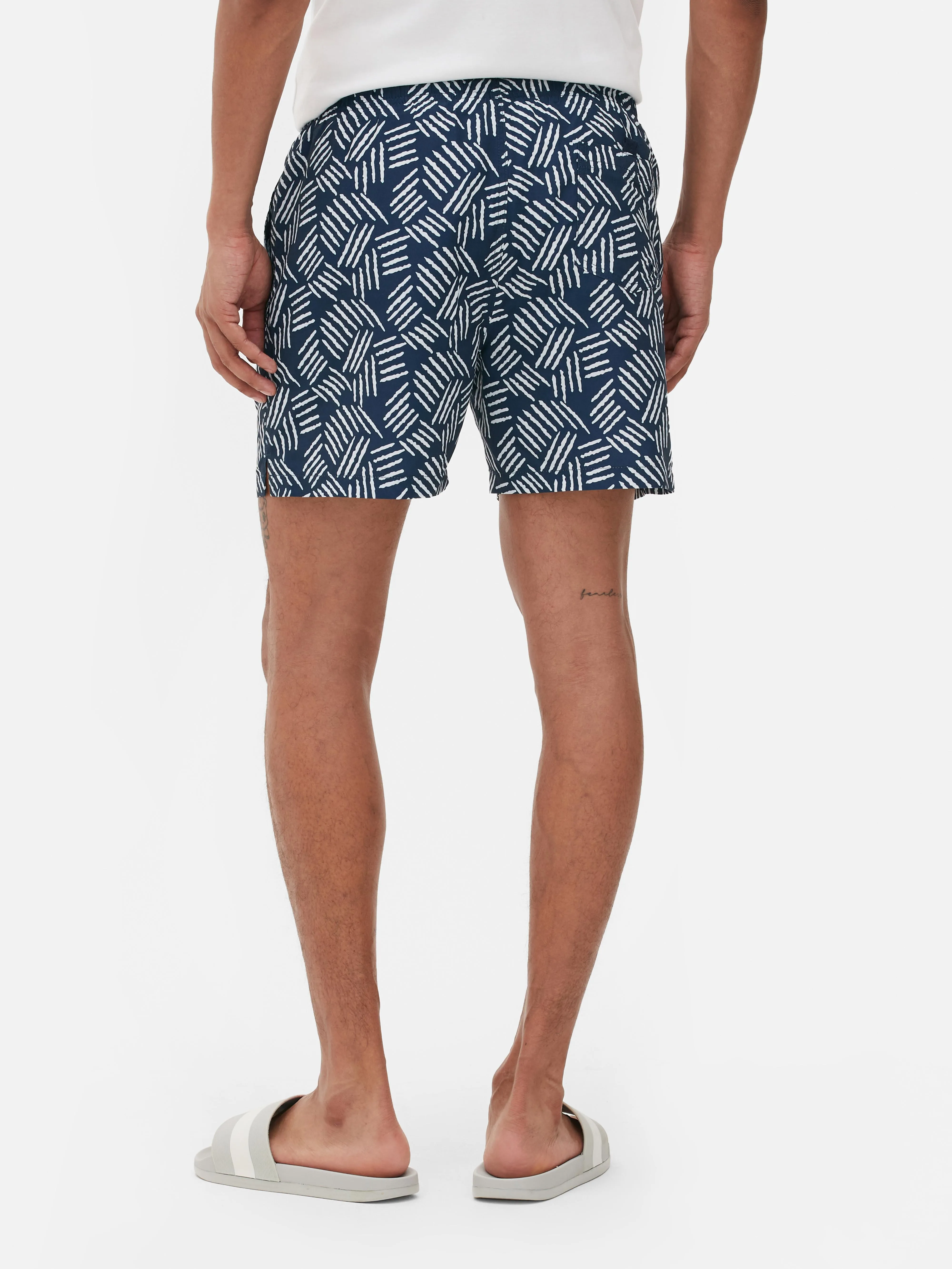 Bañador con estampado geométrico