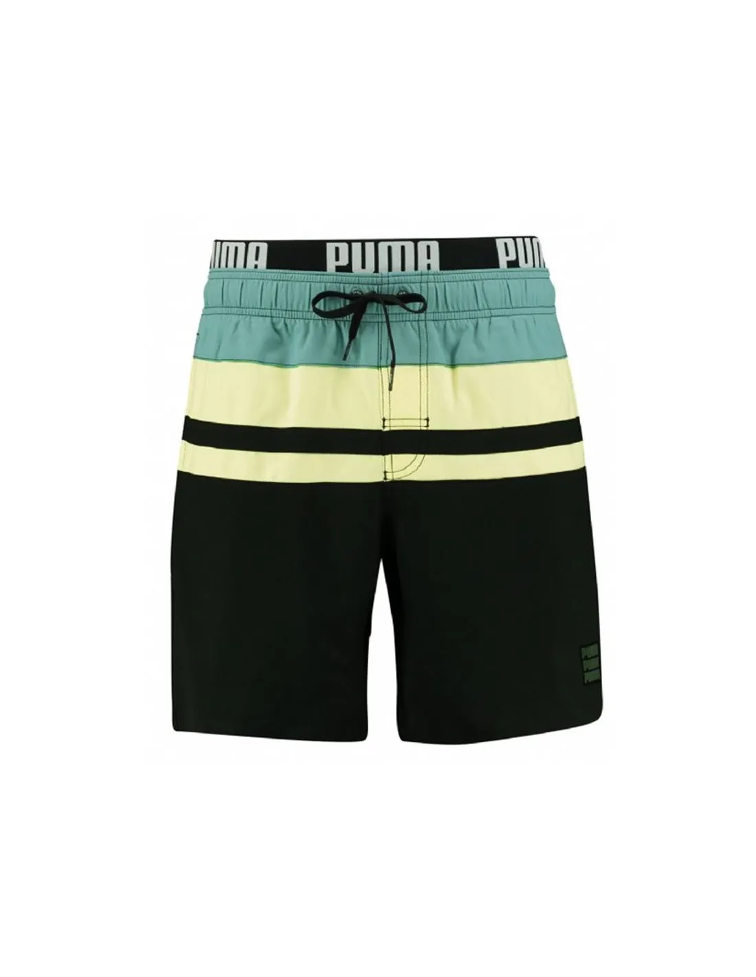 Bañador Puma Swim Heritage Mid Hombre Black