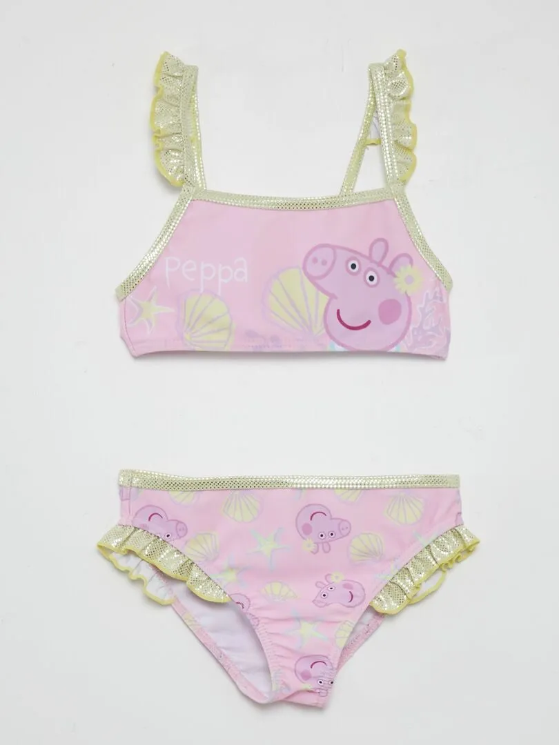 BAñADOR 'PEPPA PIG'  2 PIEZAS  ROSA