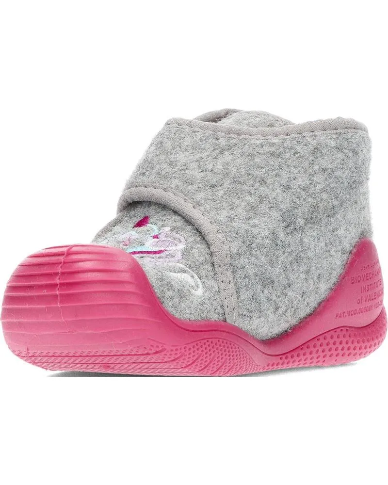 Bebé de Niña BIOMECANICS PANTUFLAS PARA NINA DE 241151 FIELTRO GRIS
