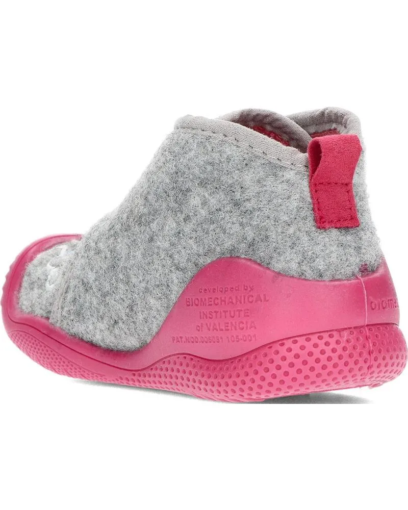Bebé de Niña BIOMECANICS PANTUFLAS PARA NINA DE 241151 FIELTRO GRIS