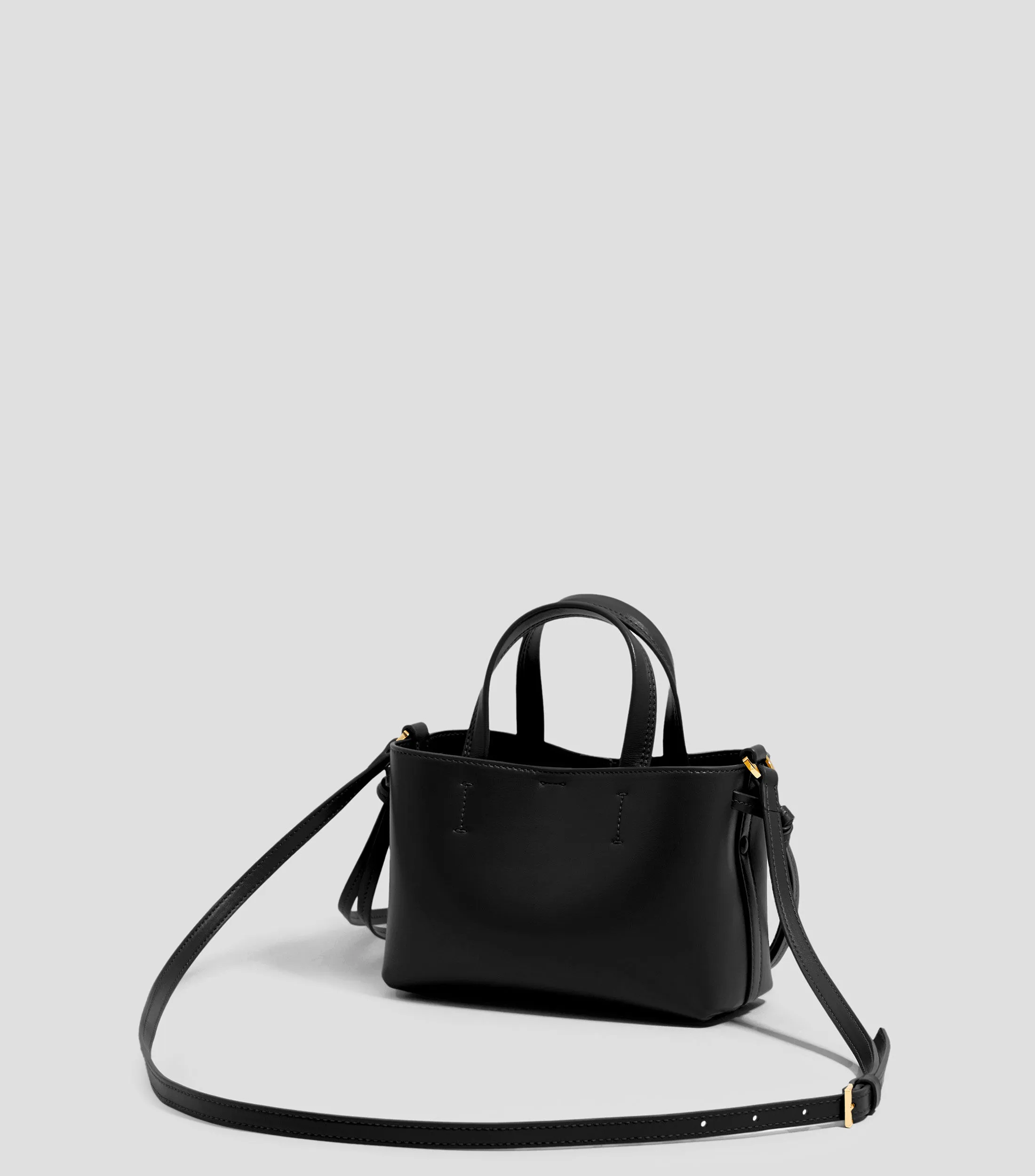 Bimba y Lola Bolso mini shoulder en piel negro Chihuahua Mujer