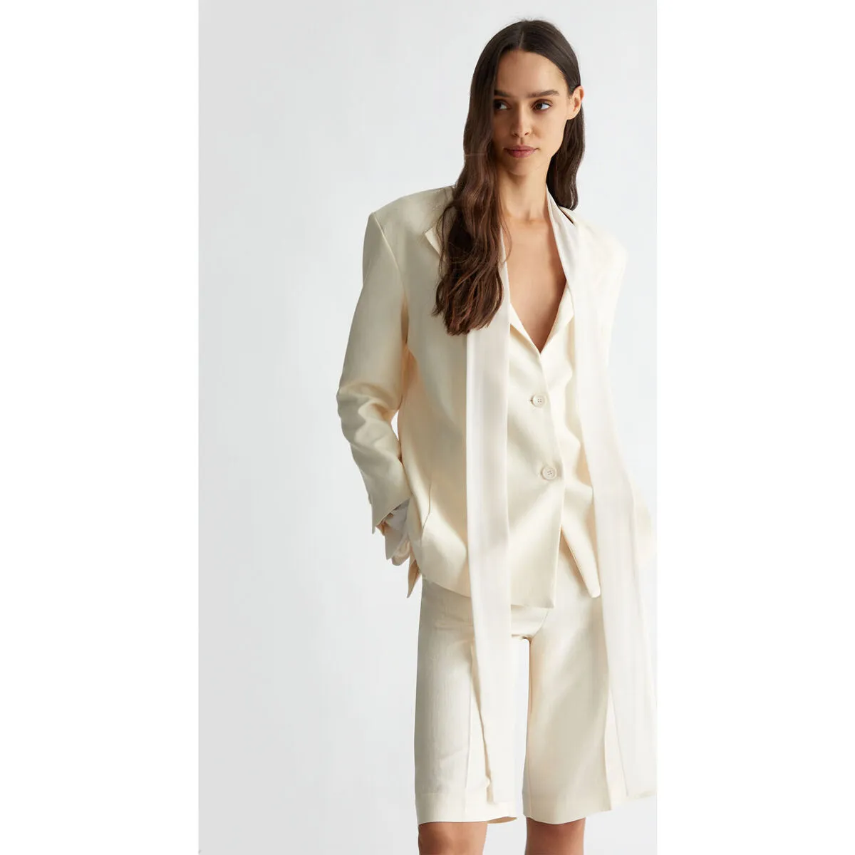 Blazer con fular