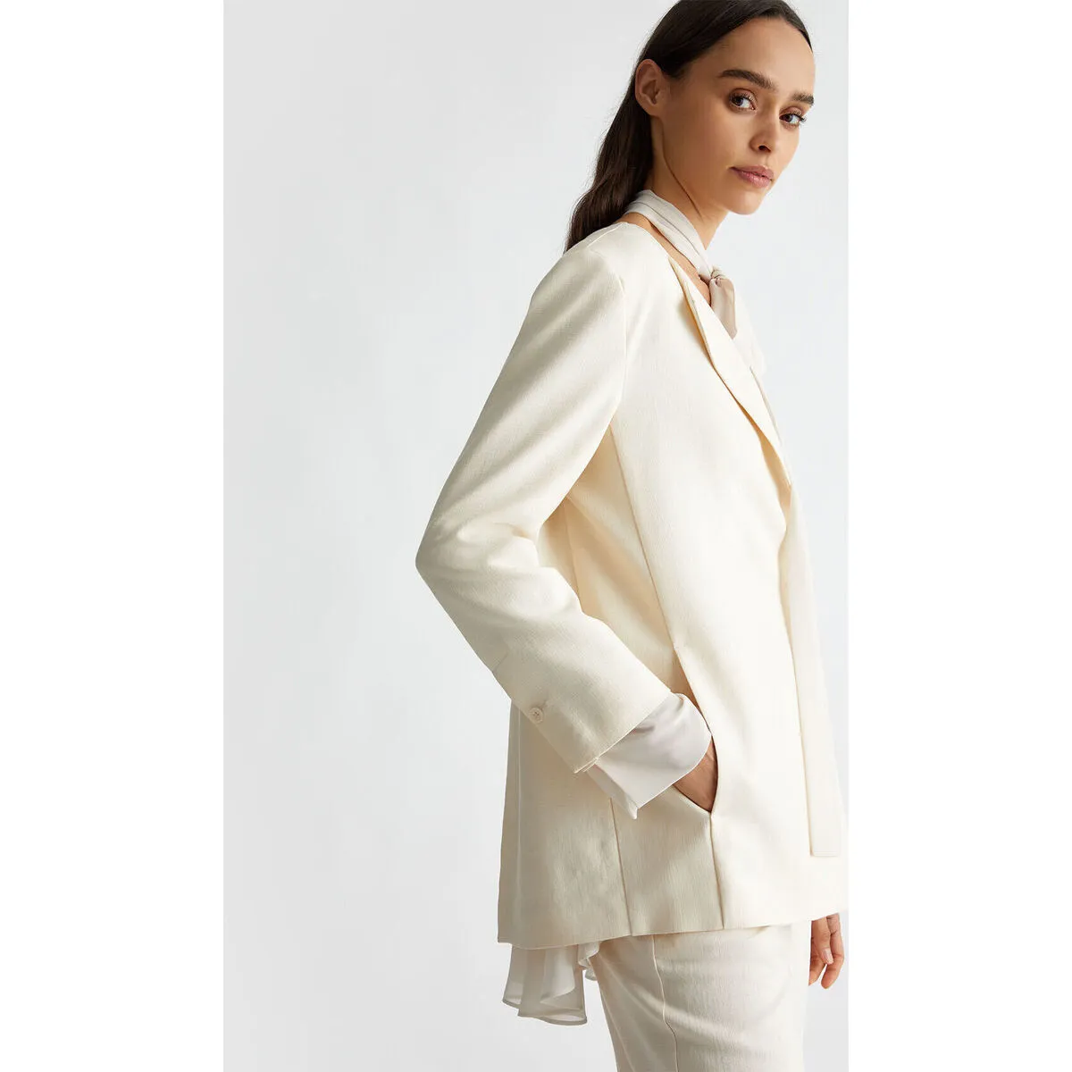 Blazer con fular