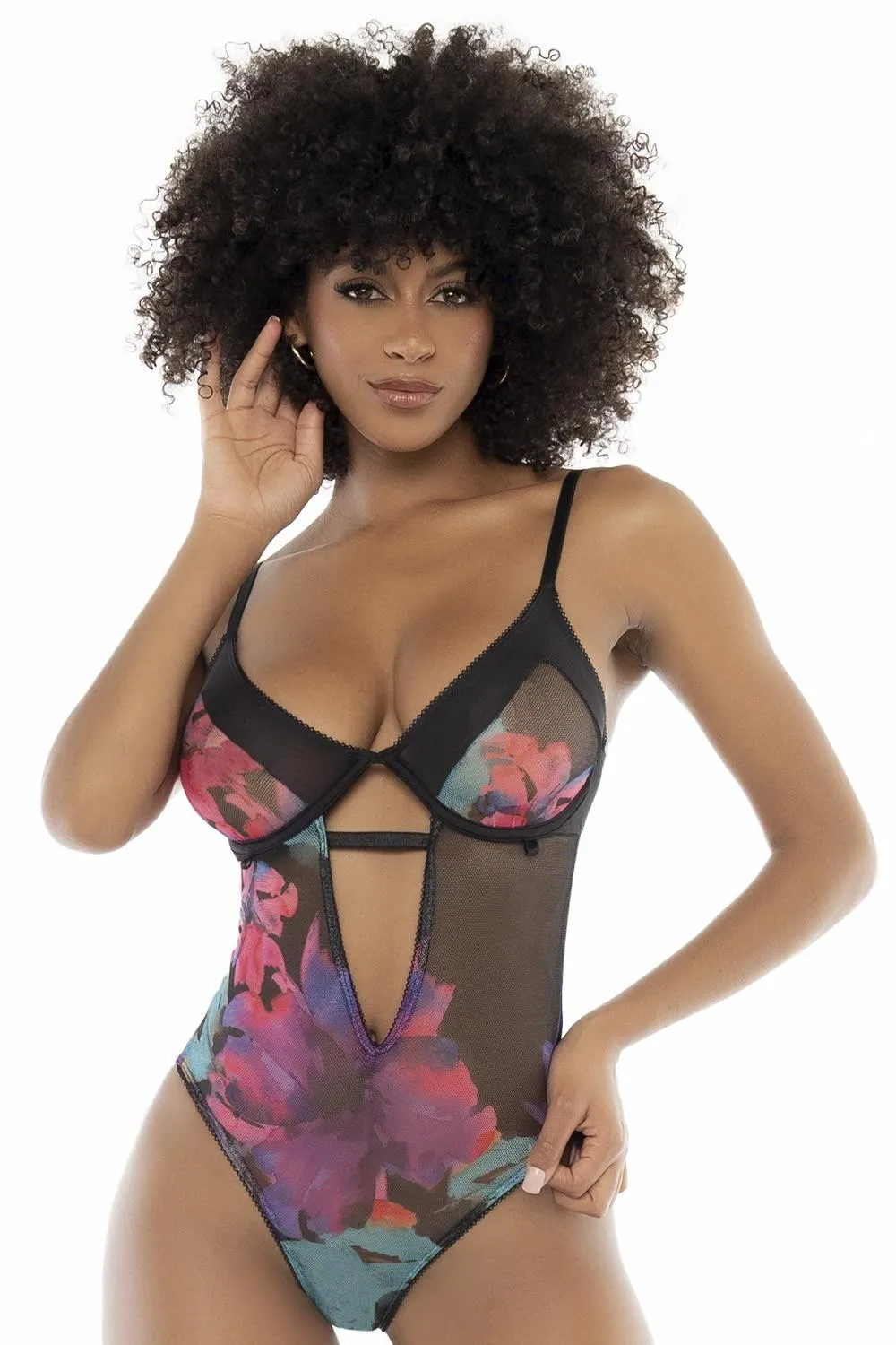 Body Estampado con Flores Exóticas