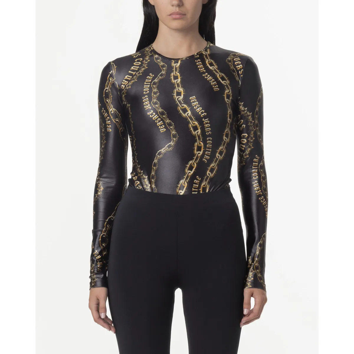 Body Versace Jeans Couture 77HAM2A1 Negro