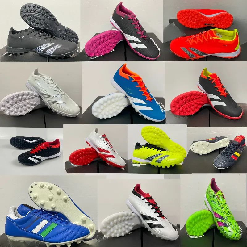 Bolsa de regalo Niños Botas Fútbol Fútbol Juvenil niña de cuero zapatos de fútbol de cuero