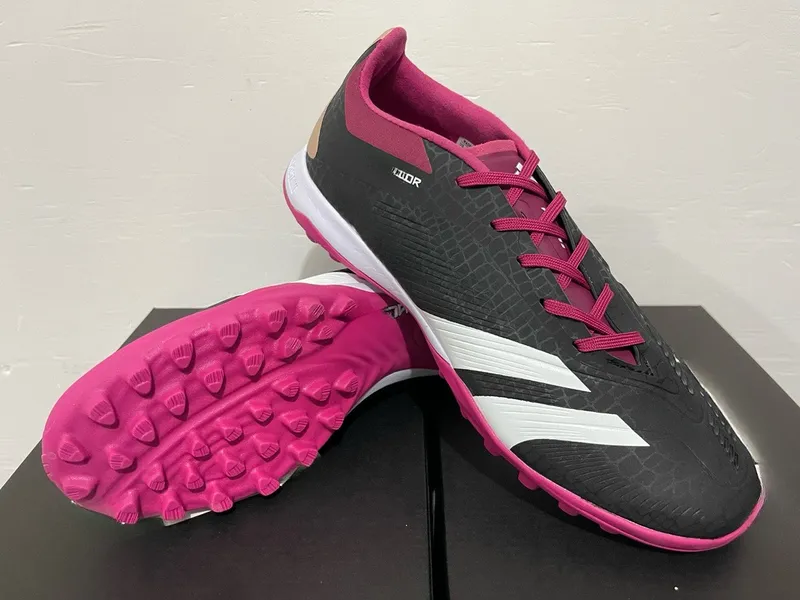 Bolsa de regalo Niños Botas Fútbol Fútbol Juvenil niña de cuero zapatos de fútbol de cuero