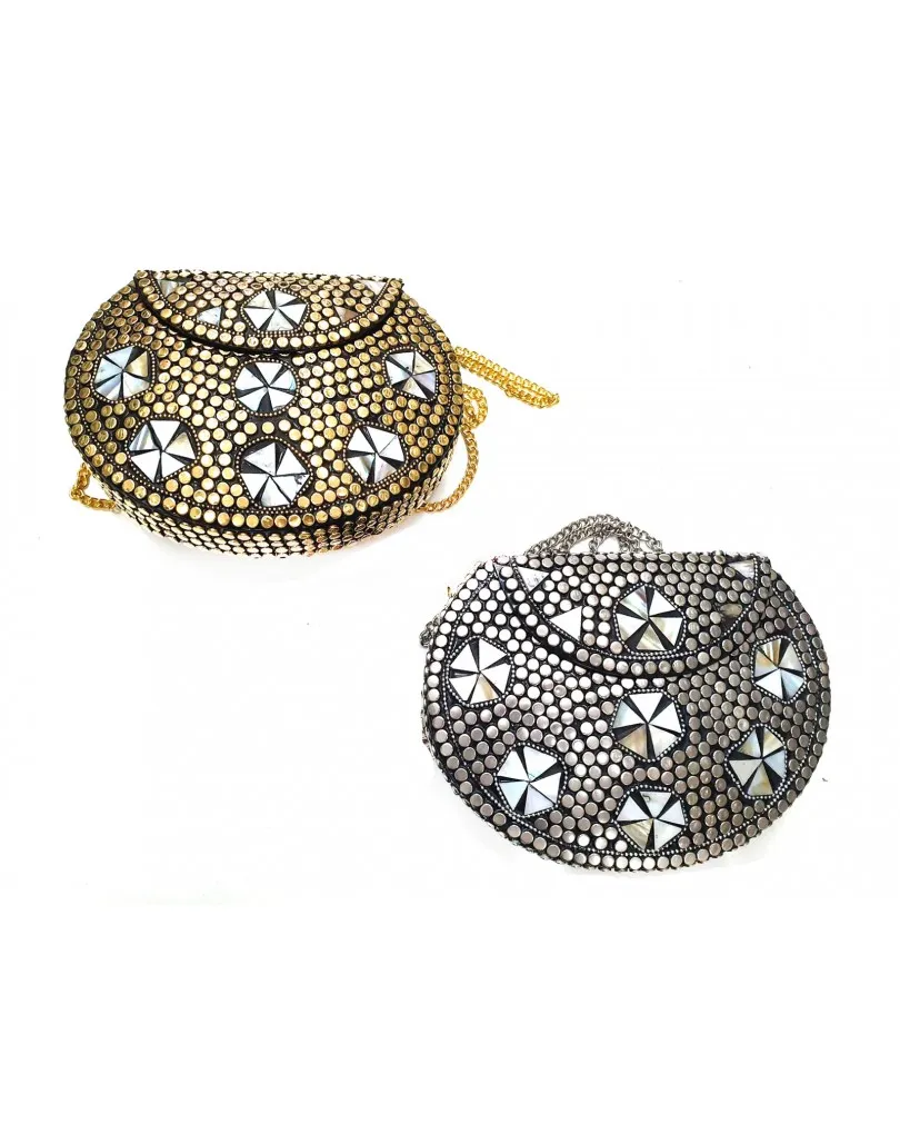 BOLSOS DE FIESTA DORADOS Y PLATEADOS ORGINALES, ALUCINARAS