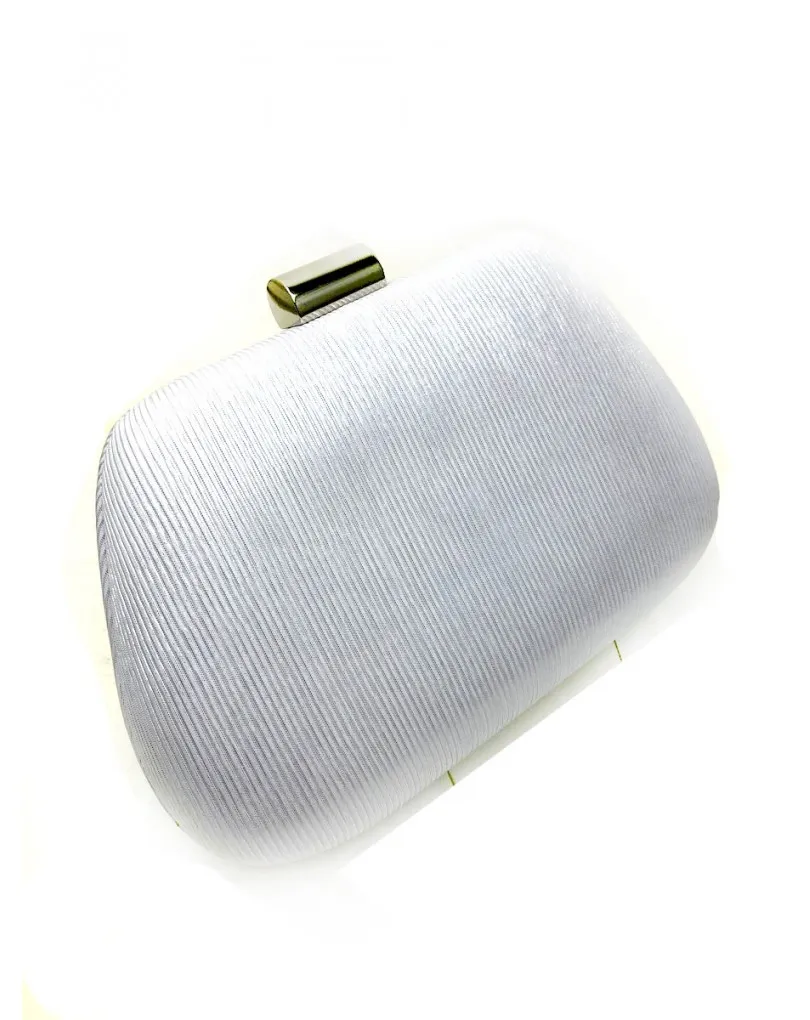 BOLSOS DE FIESTA LILAS TONO CLARO TEXTIL RAYAS