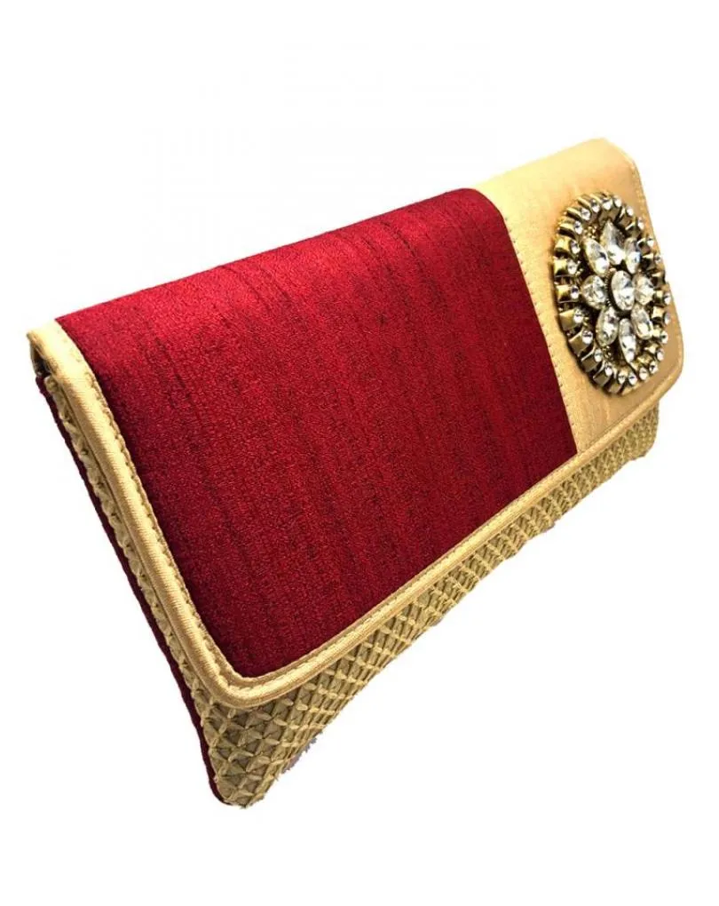 BOLSOS GRANATES DE FIESTA BONITA CARTERA CON PEDRERIA