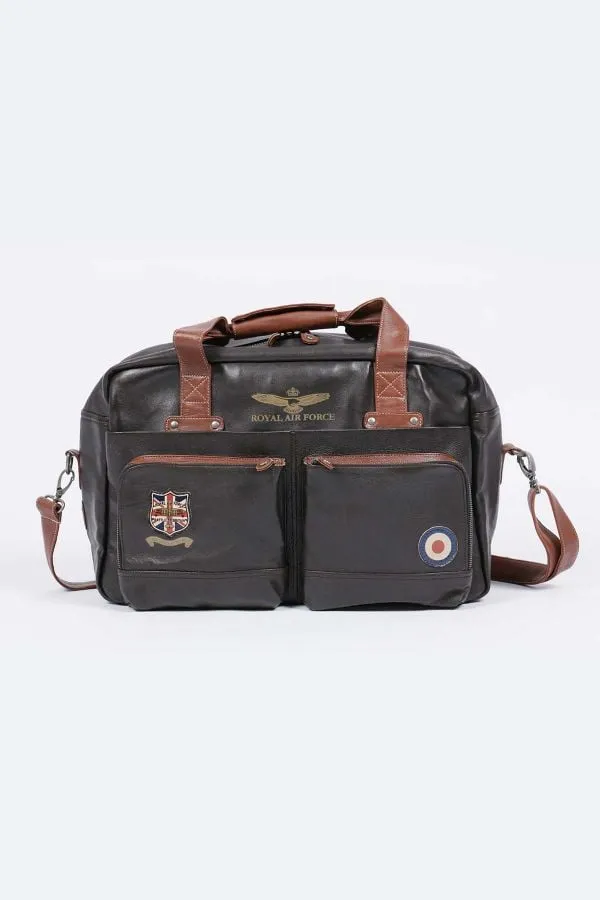Bolsos Hombre Royal Air Force Dahl3 Dark Brown