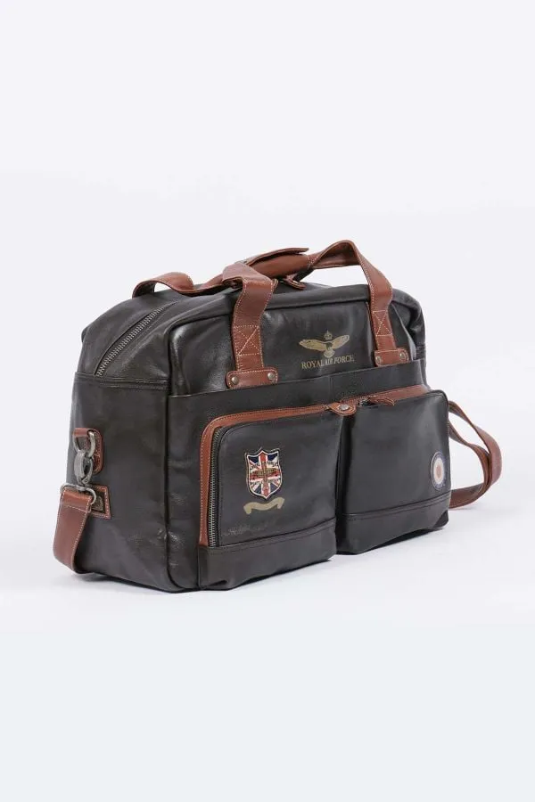 Bolsos Hombre Royal Air Force Dahl3 Dark Brown