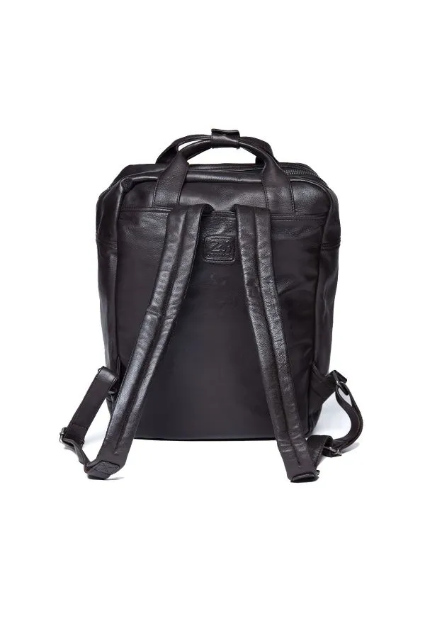 Bolsos Hombre Steve Mcqueen Matt4 Backpack Dark Brown