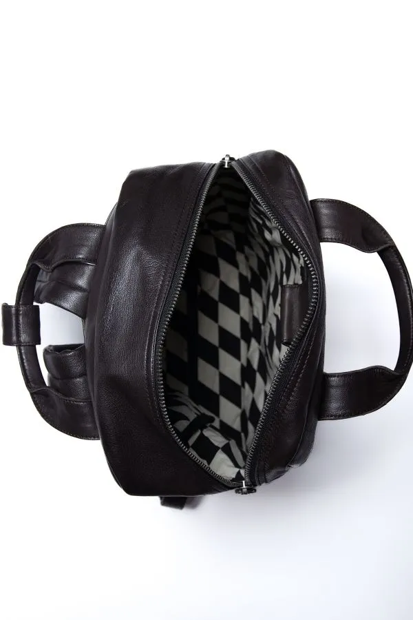 Bolsos Hombre Steve Mcqueen Matt4 Backpack Dark Brown