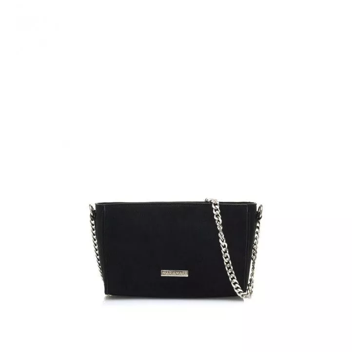 bolsos Maria Mare negro pequeño con cadena plateada