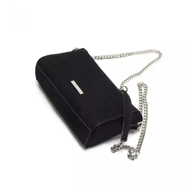 bolsos Maria Mare negro pequeño con cadena plateada