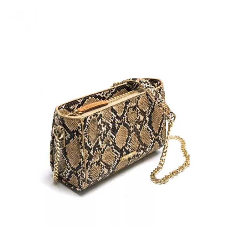 bolsos Maria Mare pequeño con estampado de serpiente