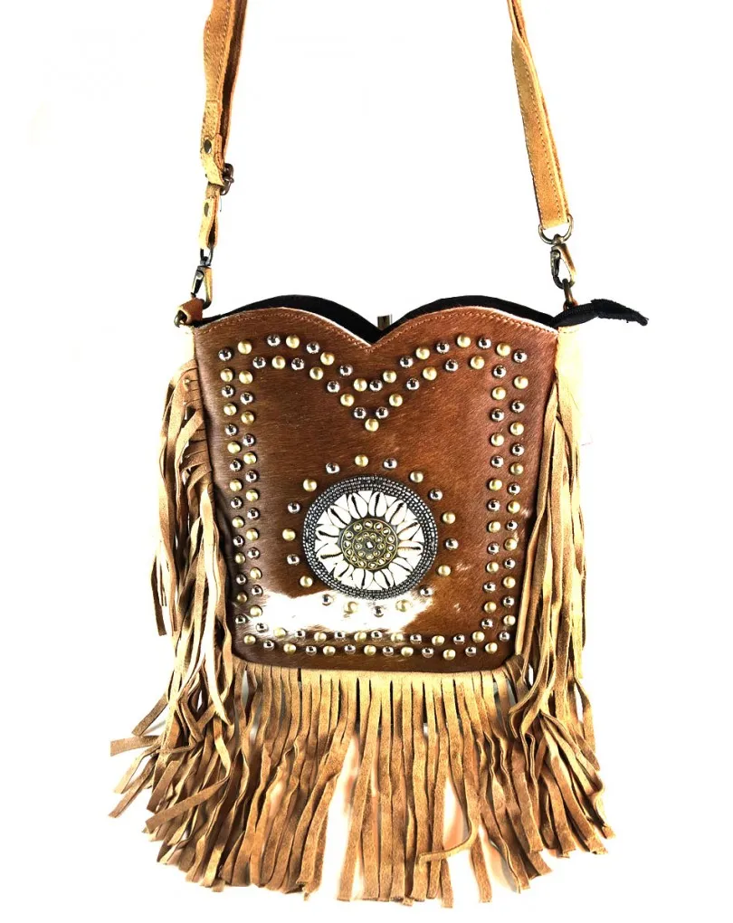 BOLSOS PIEL DE POTRO MARRONES DISEÑOS ALUCINANTES ONLINE
