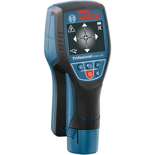 BOSCH  DTECT 120  DETECTOR DE METALES CON 1 BATERíA, LIION, 10.8 V, 1.5 AH, 120 MM, +/ 10 MM / M, ESTUCHE ESPECIAL