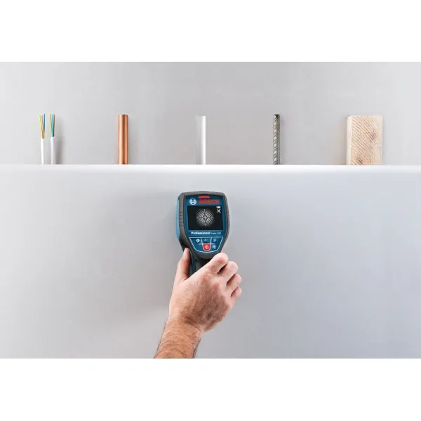 BOSCH  DTECT 120  DETECTOR DE METALES CON 1 BATERíA, LIION, 10.8 V, 1.5 AH, 120 MM, +/ 10 MM / M, ESTUCHE ESPECIAL