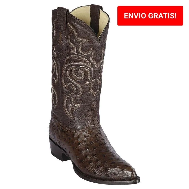 BOTAS DE AVESTRUZ ORIGINAL HORMA PUNTAL LAB990307