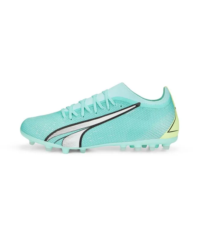 Botas De Fútbol Puma Ultra Match Mg Electric Peppermint