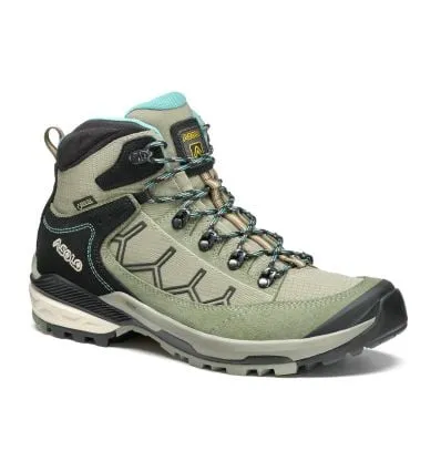 Botas de montaña Asolo Falcon Evo GV ML (DRY WEEDS/AQUA GREEN) Mujer