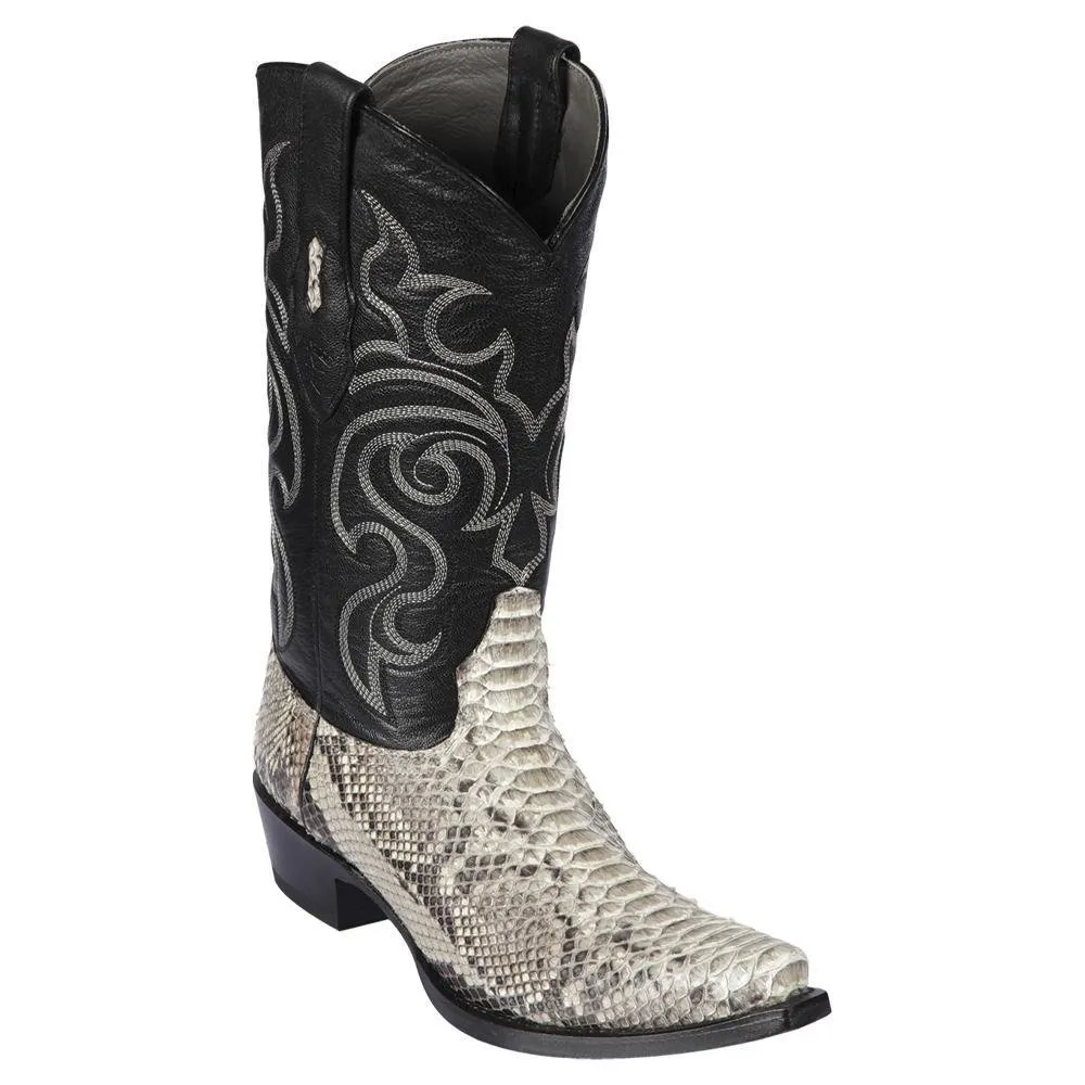 Botas de Piton Punta Recortada Color Natural 945749