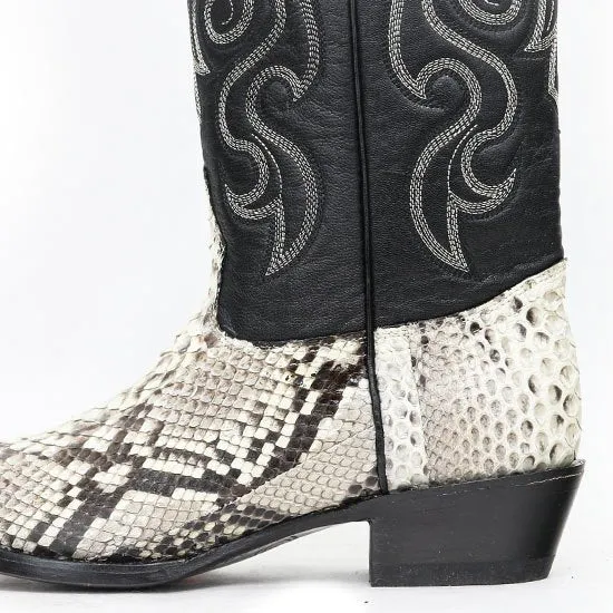 Botas de Piton Punta Recortada Color Natural 945749