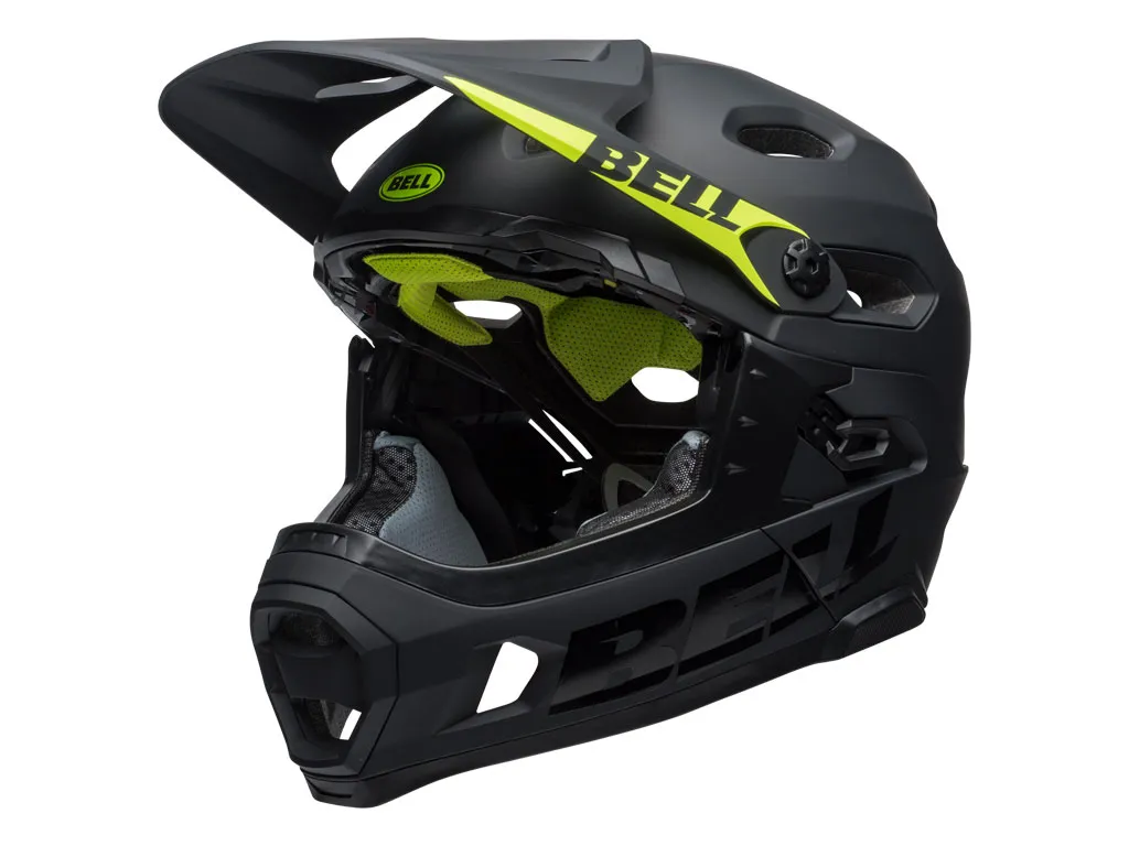 BS SUPER DH MIPS SPHERICAL MATTE BLACK/GLOSS BLACK S
