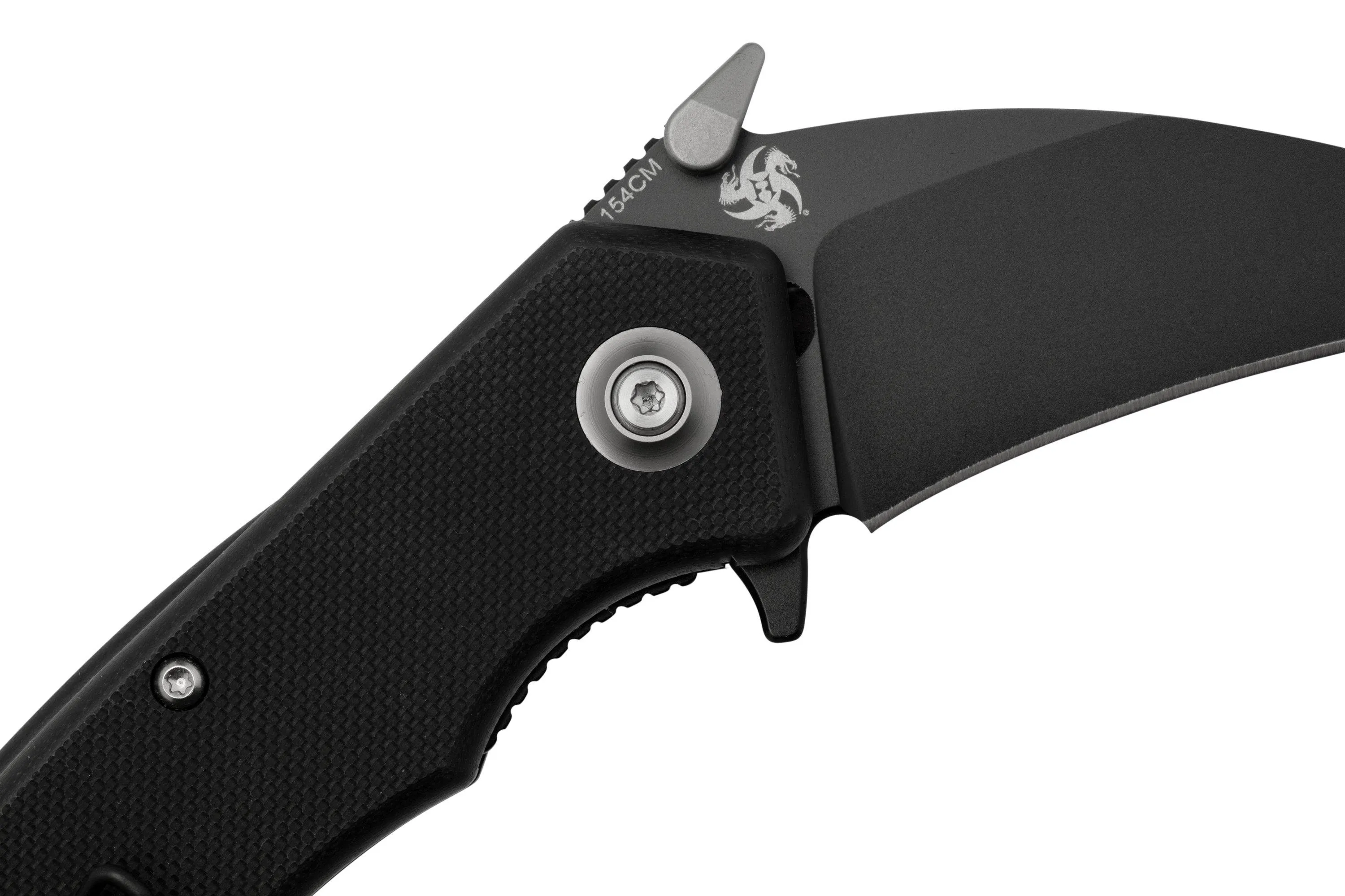Böker Plus HEL Karambit 01BO515, 154CM, All Black navaja, Alessandra De Santis design