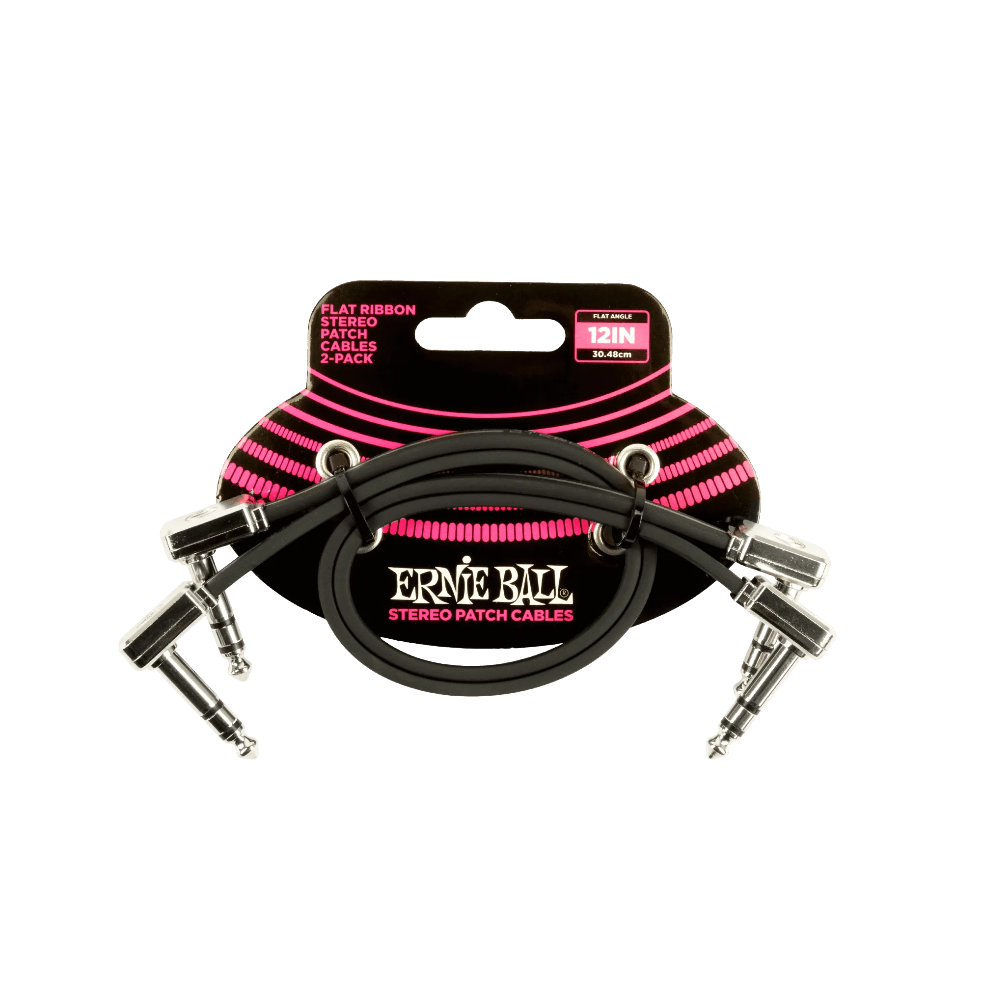 CABLE ERNIE BALL DE CONEXION ESTEREO PAQUETE DE 2 UNIDADES 
