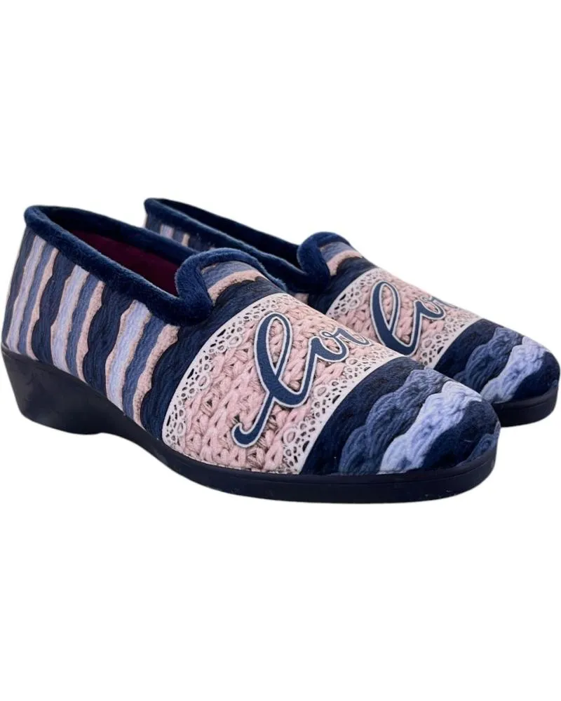 Calzado de casa OTRAS MARCAS  de Mujer ZAPATILLA 7700  AZUL