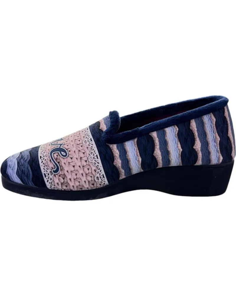 Calzado de casa OTRAS MARCAS  de Mujer ZAPATILLA 7700  AZUL
