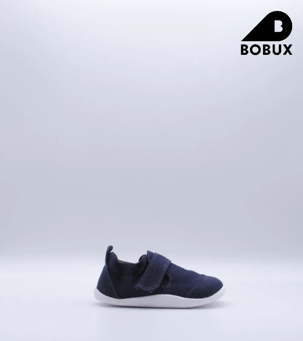 CALZADO RESPETUOSO BOBUX XPLORER GO ORGANIC AZUL MARINO LONA