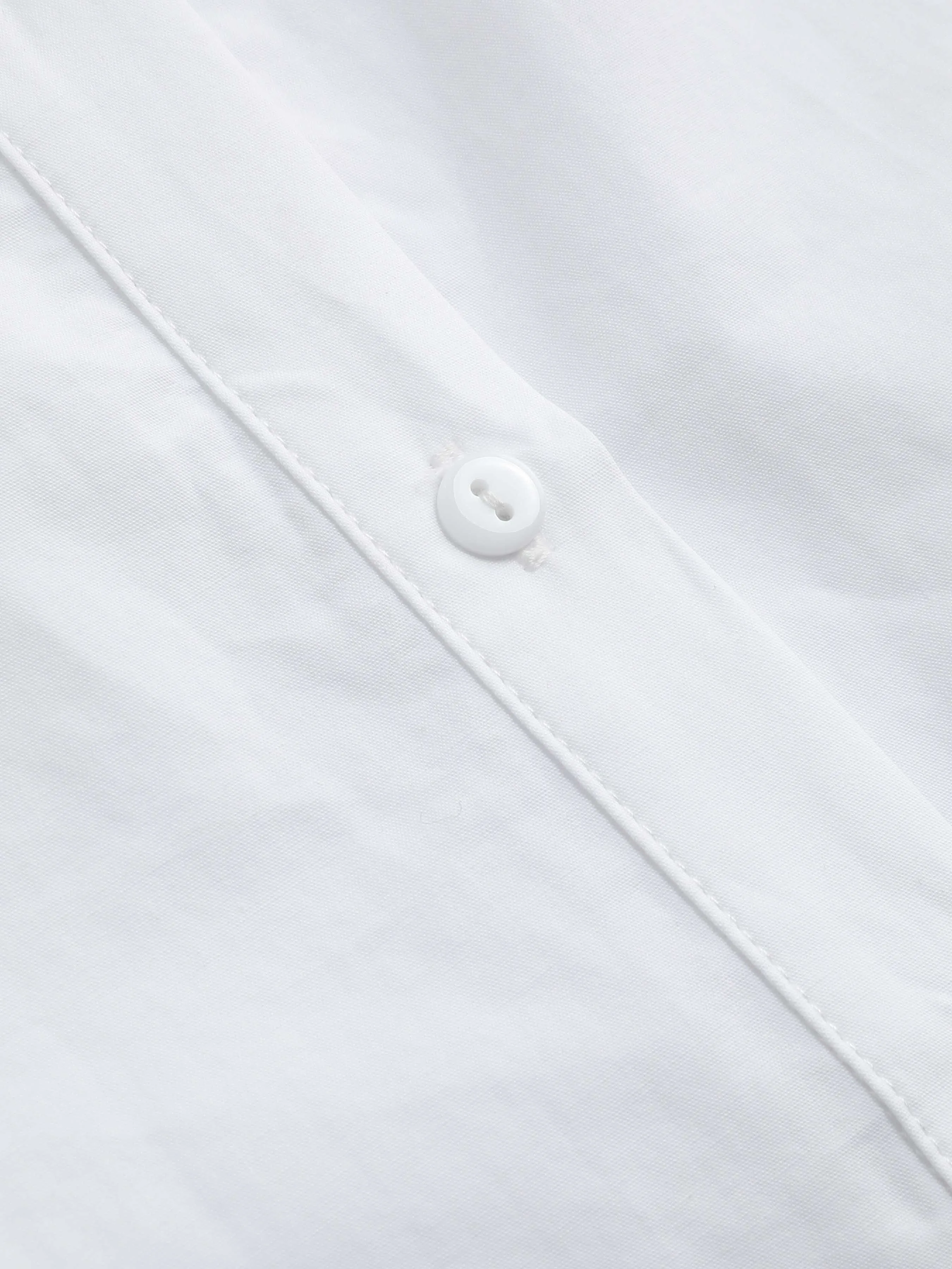  Camisa de Manga Larga con Botones en el Cuello