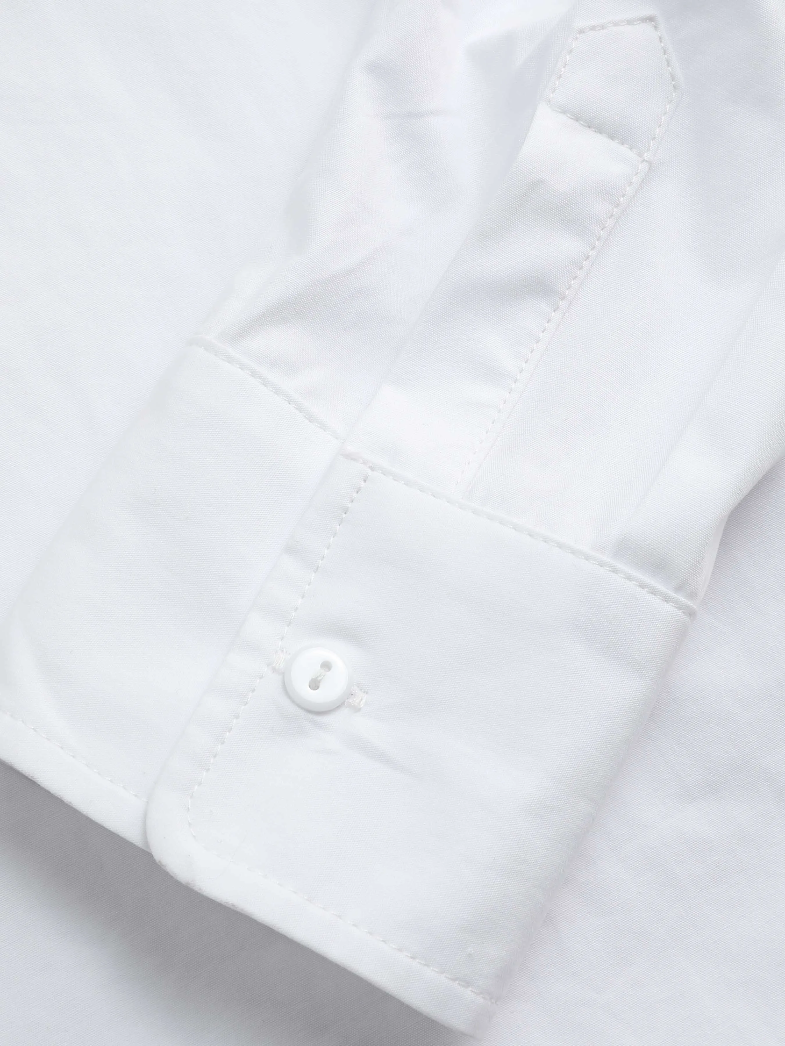  Camisa de Manga Larga con Botones en el Cuello