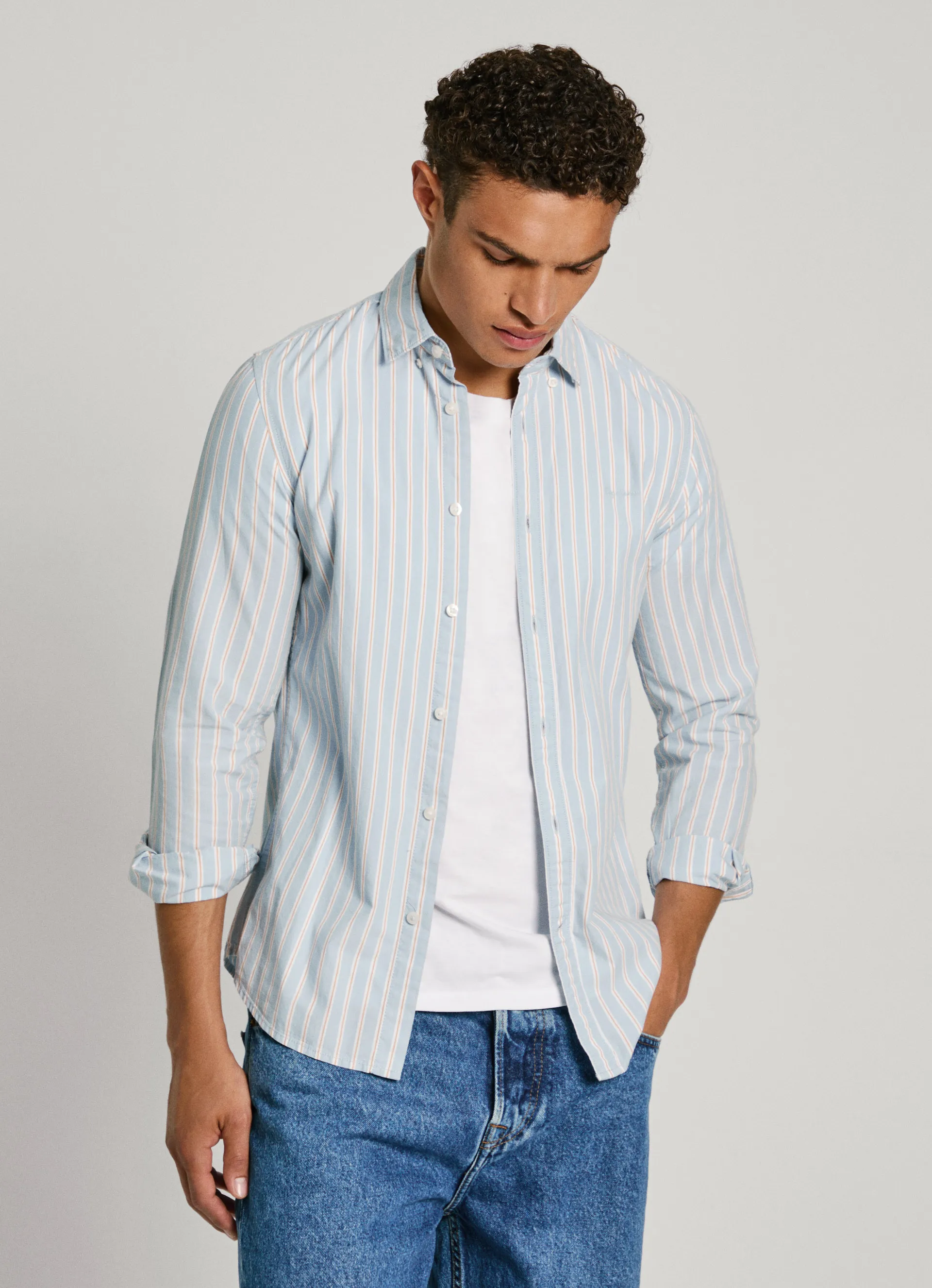camisa rayas fit slim