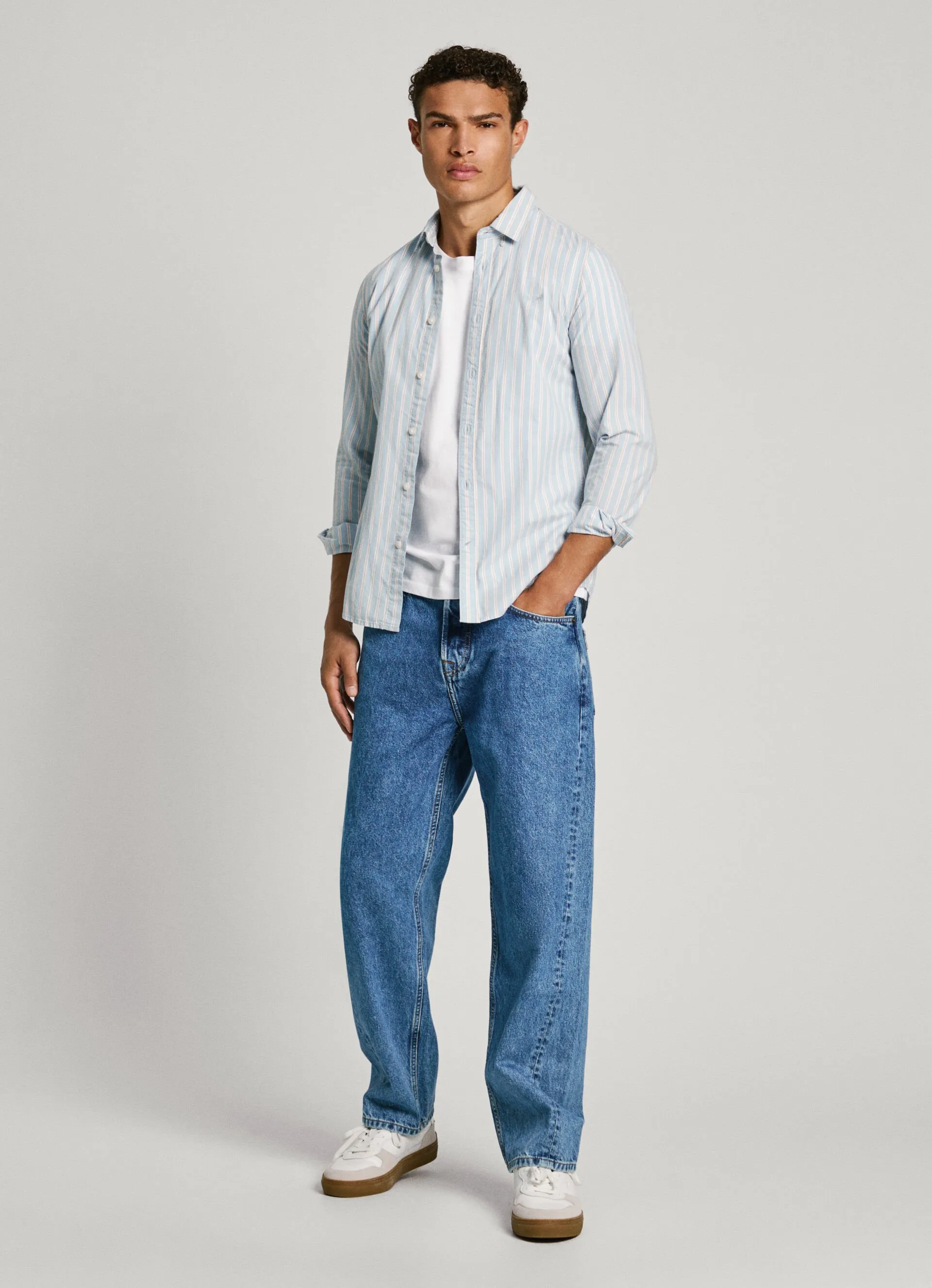 camisa rayas fit slim