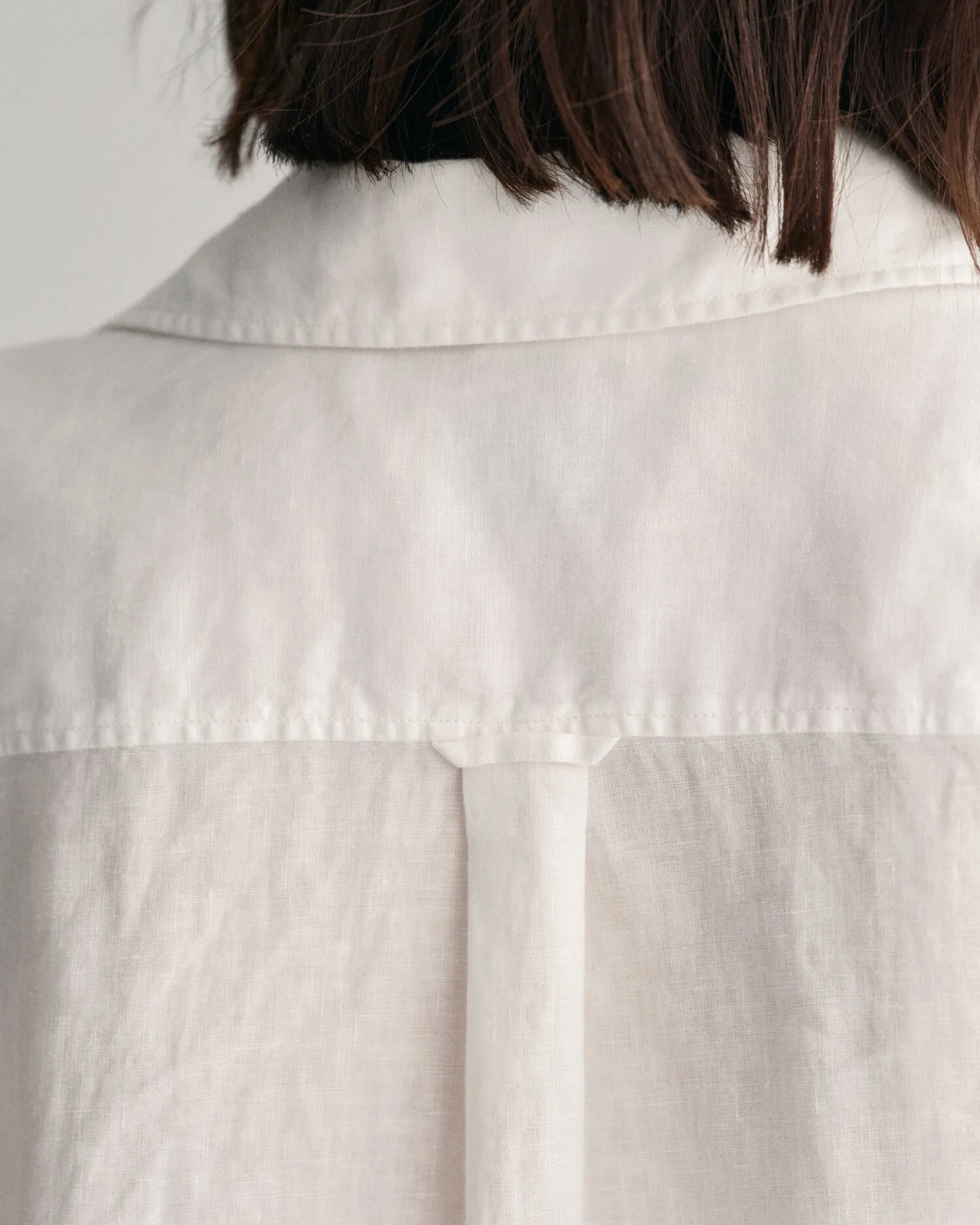 Camisa Relaxed Fit de manga corta Popover en lino