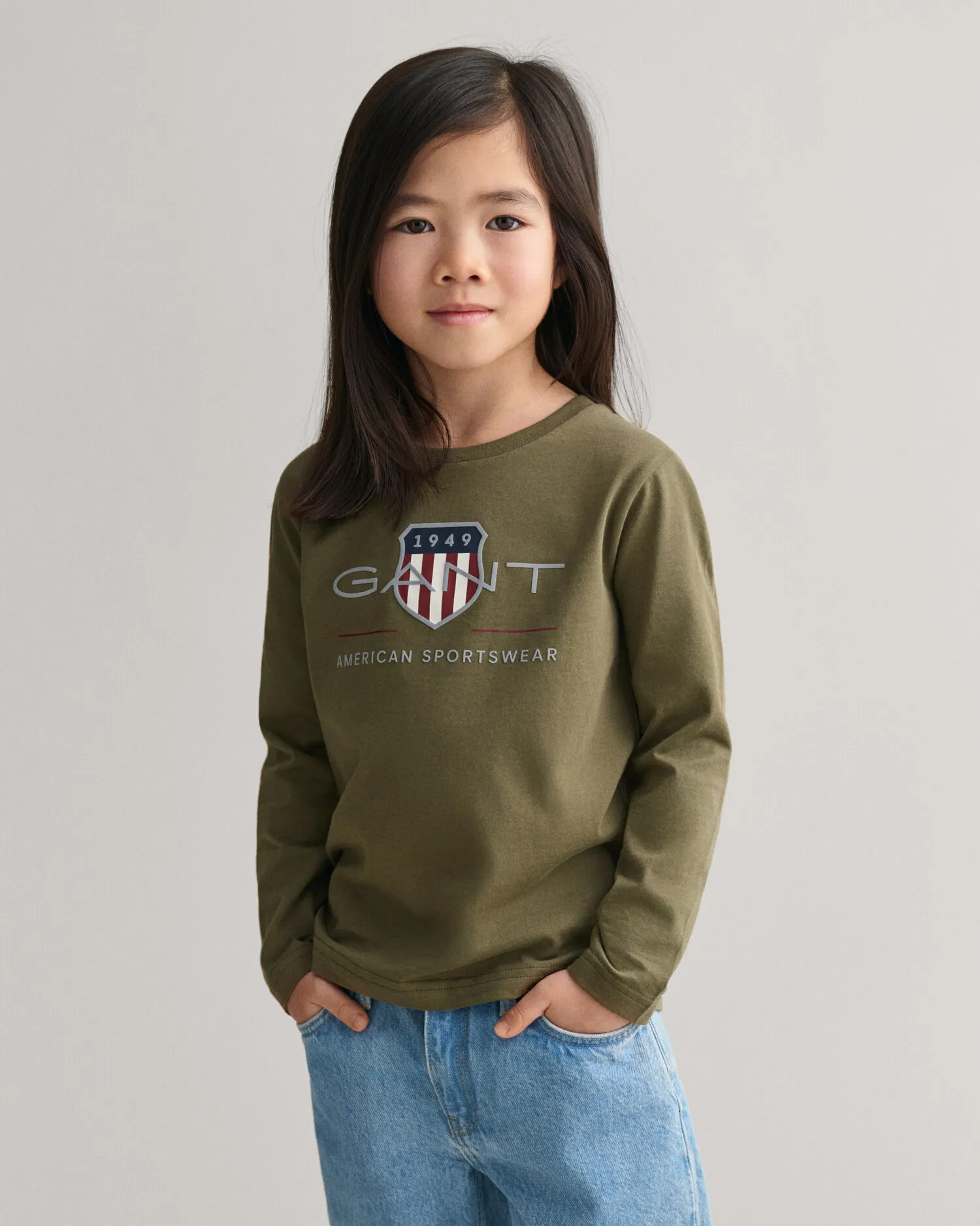 Camiseta de manga larga Archive Shield Kids