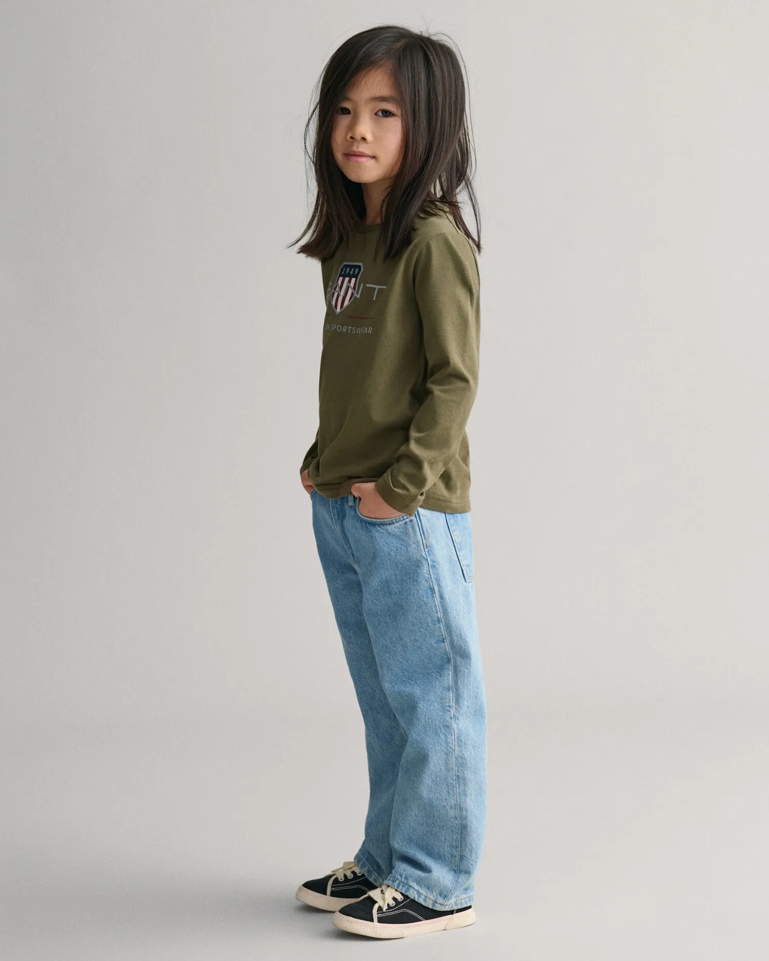 Camiseta de manga larga Archive Shield Kids