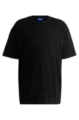 Camiseta de punto de algodón con logo