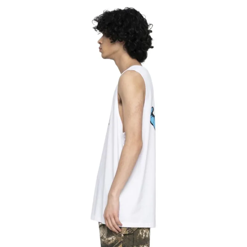 CAMISETA DE TIRANTES SANTA CRUZ  HOMBRE  SCREAMING HAND VEST (WHITE) REFSCA VST 0731 BLANCA