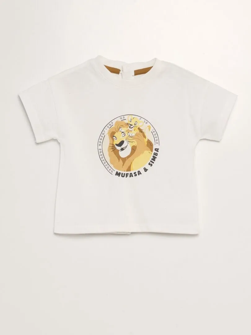 CAMISETA ESTAMPADA 'SIMBA'  BLANCO