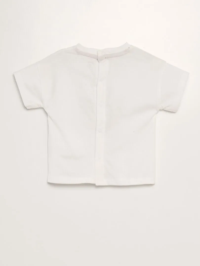 CAMISETA ESTAMPADA 'SIMBA'  BLANCO