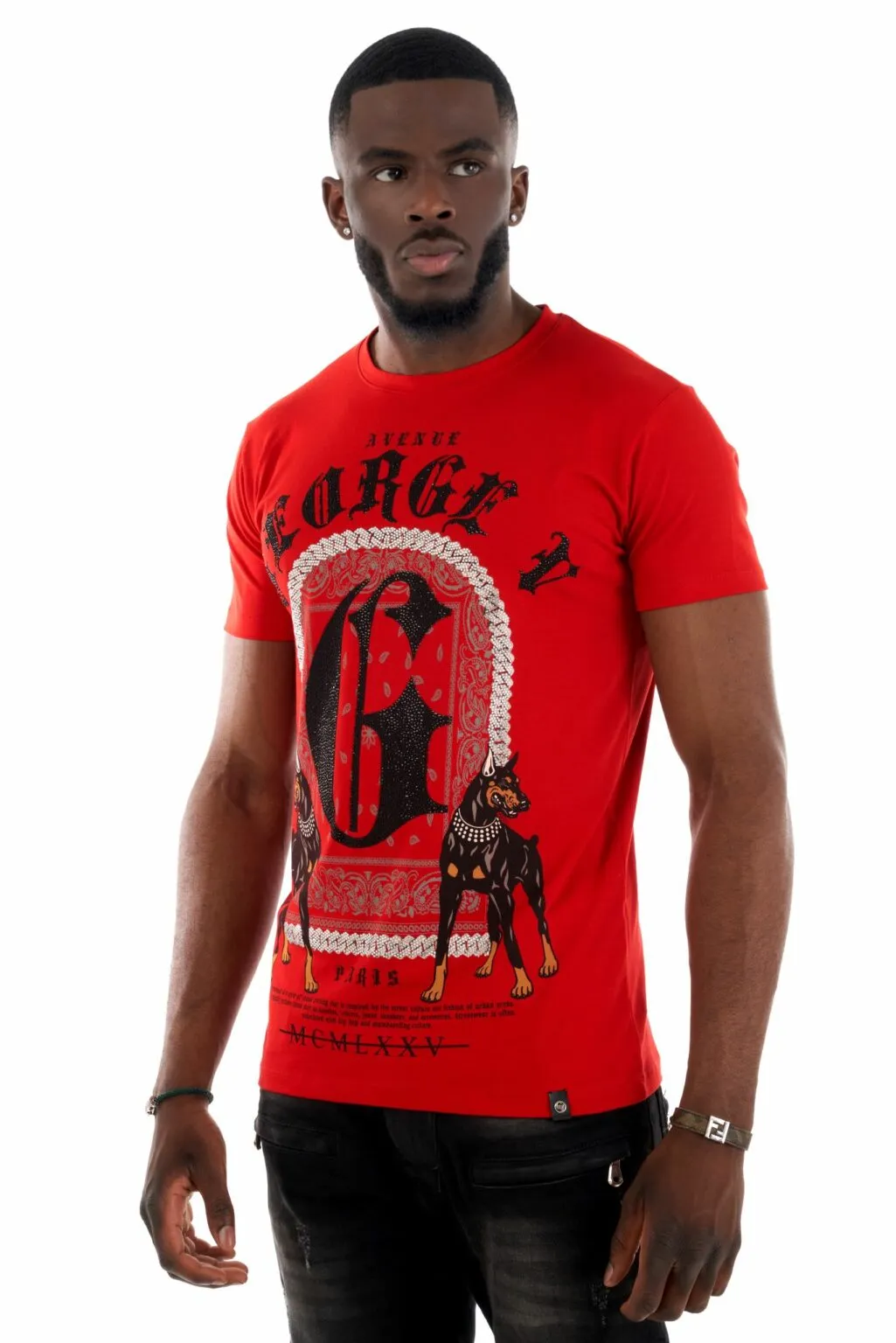 CAMISETA GEORGE V  GV10046 RED